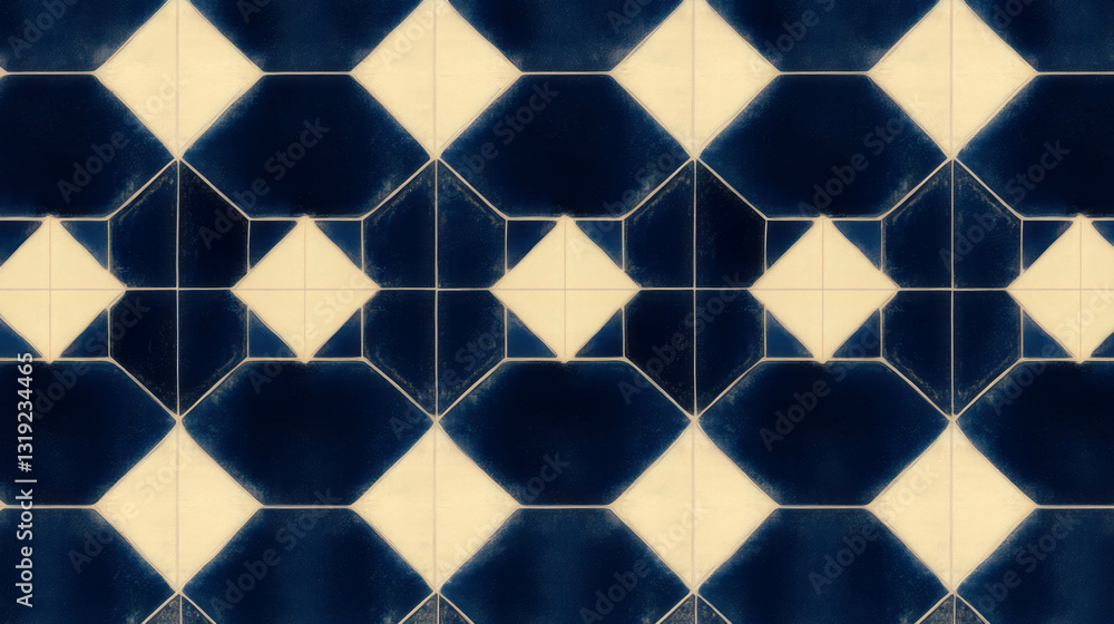 Poster elegant geometric pattern with chaotic design for modern decor