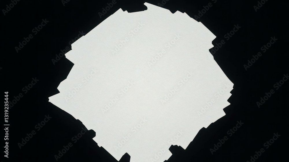 Poster Abstract isolated overlay texture on black background for design elements