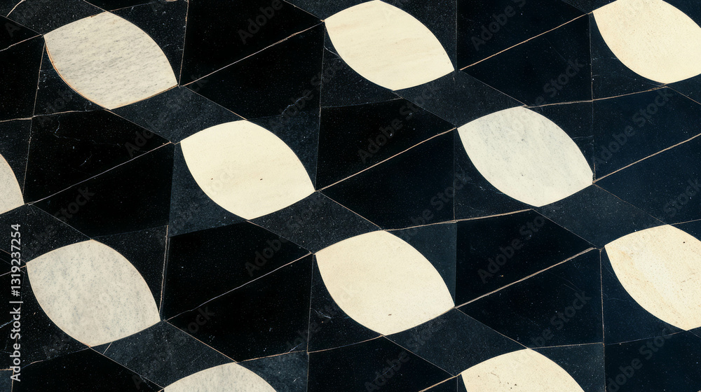Poster elegant marble pattern with geometric chaos for modern design inspiration