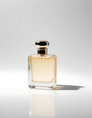  Elegant Perfume Bottle with a Gold Cap