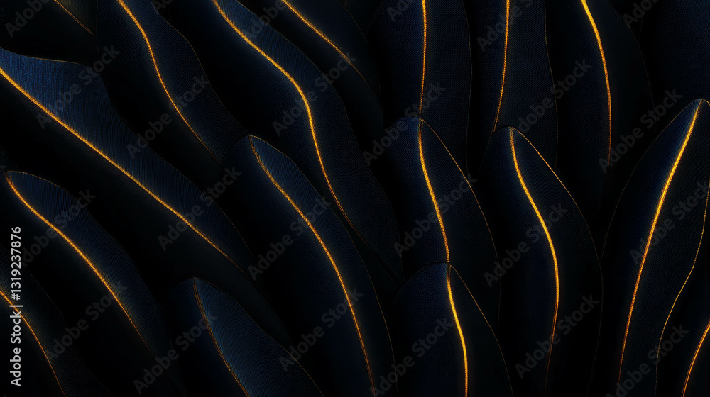 Poster Minimalist elegant pattern with abstract chaos for modern decor or design