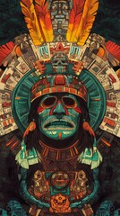 Obraz premium Aztec Calendar
