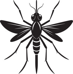 Close-Up Mosquito on Human Skin, Macro Photography of Insect Bite, Pest Concept