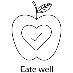 Apple with Checkmark – 