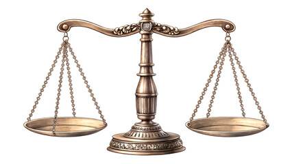 Antique scales of justice  PNG file download