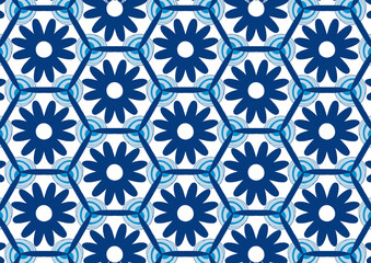 Abstract background printing, floral patterns, activities to create various design works