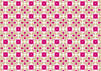 Abstract background printing, floral patterns, activities to create various design works