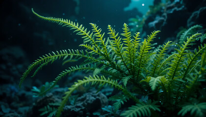 Fototapeta premium Mystical Ferns in the Enchanted Forest