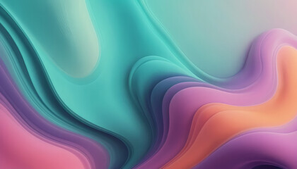 Obraz premium Abstract Fluid Colors Retro Modern Blurred Background with Film Grain Texture and Dust Effect for Trendy Graphic Design