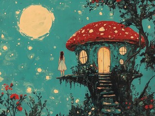 mushroom house