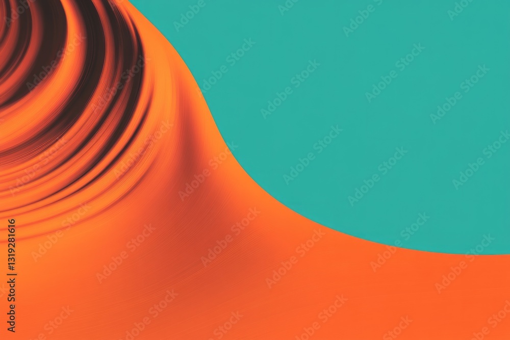 Poster abstract design with dynamic swirling lines and vibrant colors symbolizing empowerment and growth se