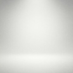 3D White Studio Background, Clean White Space with Soft Gradient Lights, Abstract Cyclorama Wall with Light Reflections, Simple Bright Backdrop for Business and Product Presentation