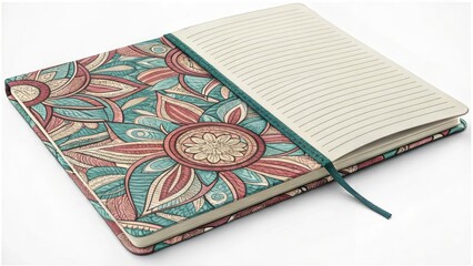 Unique Lined Paper Journal Design: Candid Photography of Artistic Notebooks & Stationery