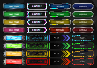 Button Banner Set 015