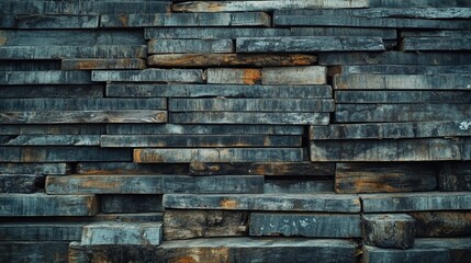 Stacked Wood Pile