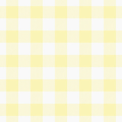 Pastel yellow and white gingham pattern.  Perfect for backgrounds, textiles, or packaging design. This cheerful, minimalist design evokes feelings of springtime and happiness.