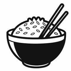 bowl with chopsticks