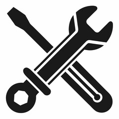 wrench and screwdriver