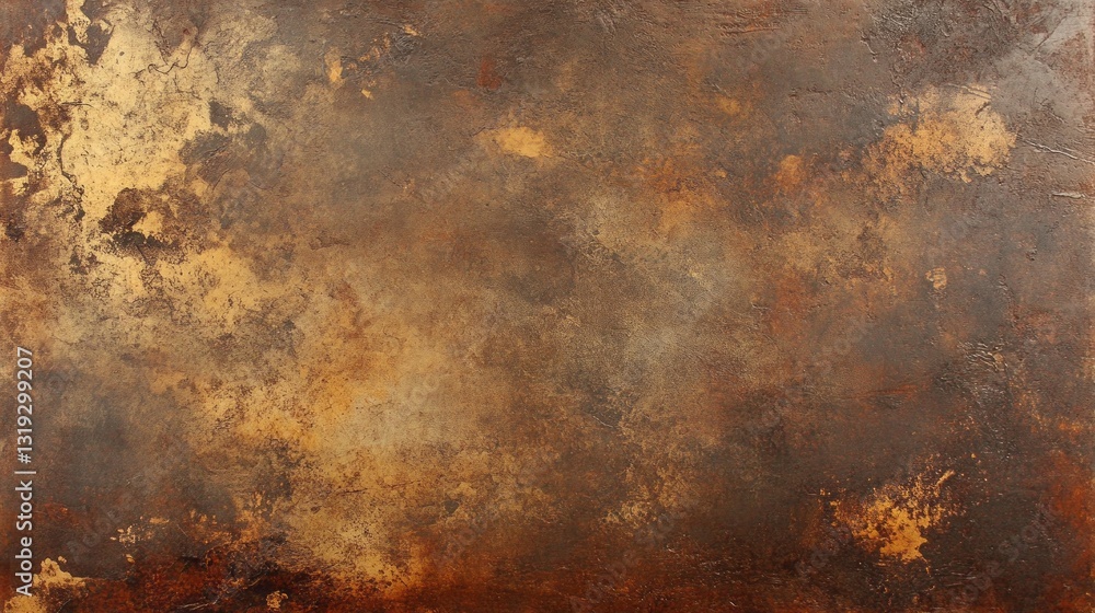 Poster a stunning display of abstract colors and textures emerges, showcasing rich browns, warm golds, and 