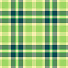 Fresh spring green and pale yellow plaid pattern.  Ideal for textile design, website backgrounds, or packaging.  Subtle texture adds visual interest.