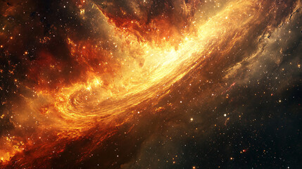 Obraz premium 4K Amazing stunning shot of a spiraling galaxy