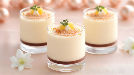  sophisticated white chocolate mousse with citrus