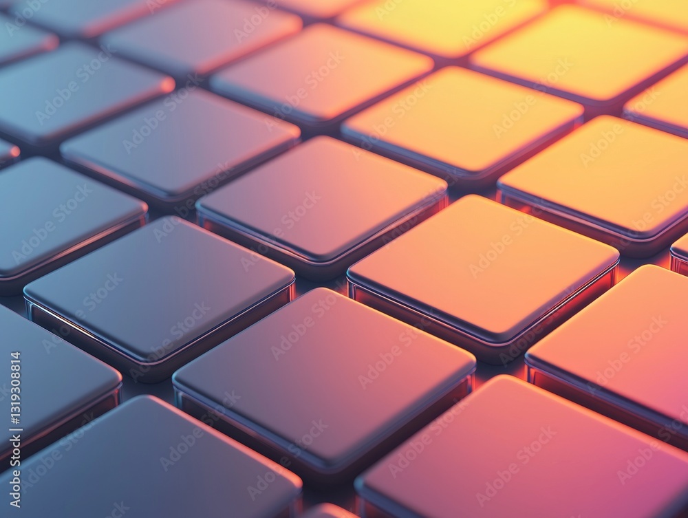 Aufkleber abstract geometric background of modern design digital space graphic art futuristic setting close-up