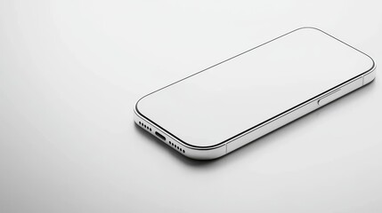 Contrasting iphones, a closeup of white and black smartphones showcasing sleek design modern technology
