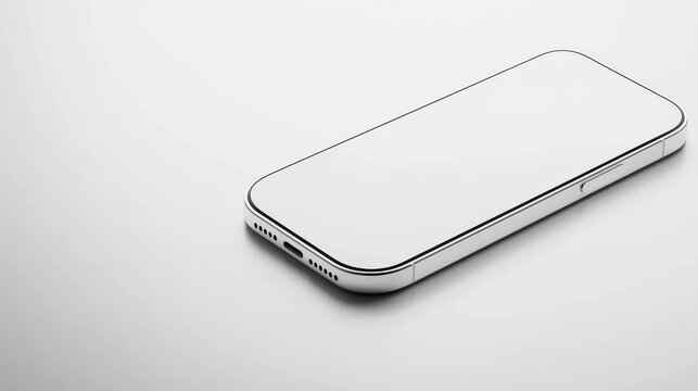Contrasting iphones, a closeup of white and black smartphones showcasing sleek design modern technology