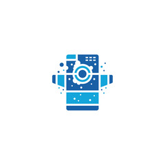 Washing machine and shirt logo idea.