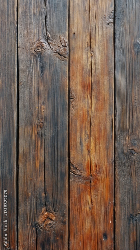 Poster rich textures and intricate patterns emerge from the weathered wooden planks, telling stories of tim