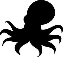 silhouette octopus