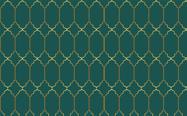 Arabic pattern ramadan mubarak muslim star pattern simple.Geometric Seamless pattern in authentic arabian style. Vector illustration.