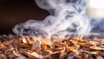 Intricate patterns of smoke fading into the atmosphere illustrate the impact of air pollution.