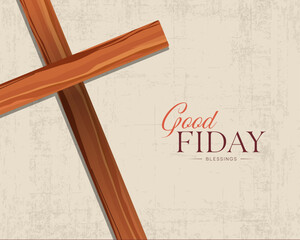 Good Friday Banner Cross Art