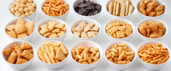 An array of delicious and colorful snacks presented in small bowls promoting a zero waste lifestyle and healthy eating