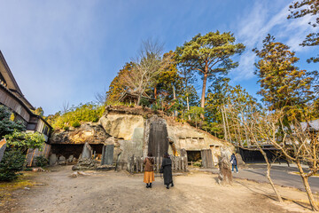 晩秋の瑞厳寺・法身窟(宮城県宮城郡松島町)