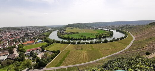 horseshoobend in germany at the river neckar
