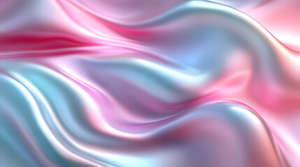 Obraz premium Smooth purple and pink waves of silk texture flowing with soft, liquid light