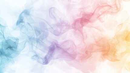 Fototapeta premium Abstract smoke background, colorful swirling patterns and ethereal textures for digital art