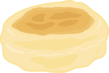 English Muffin Illustration