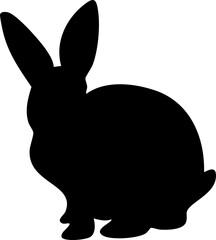 silhouette rabbit
