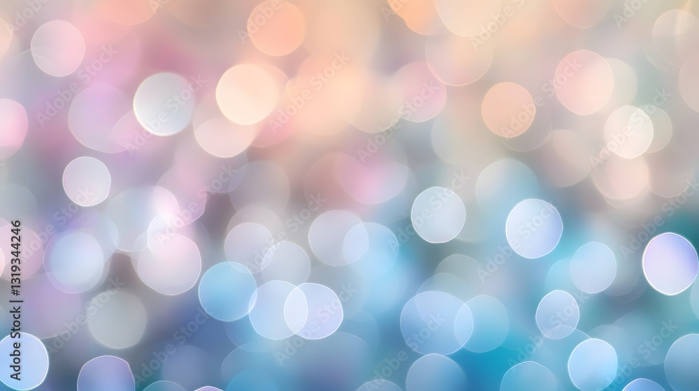 Poster colorful soft bokeh background with beautiful subtle color gradients