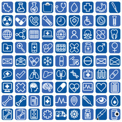 medical icon set