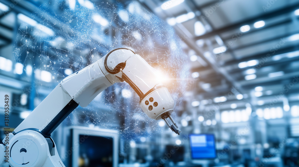 Poster seamless integration in smart manufacturing! from robotics to real-time analytics, automation is str
