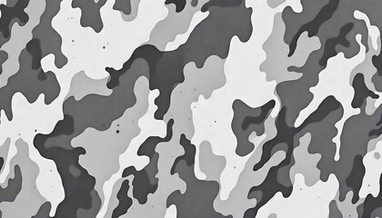 Gray Camouflage Pattern Background Texture Image