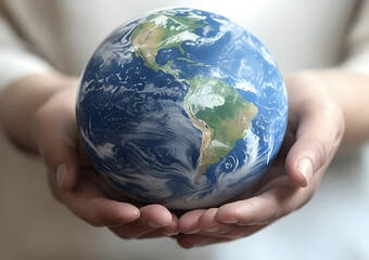 earth in hands