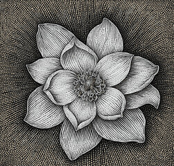 Retro rose floral design illustration, design template vector