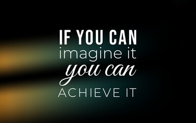 Fototapeta premium Inspiring quote on success empowering message digital artwork abstract background motivational concept