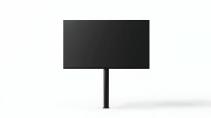 Fototapeta premium Blank Billboard on Minimalist Background for Advertising Display